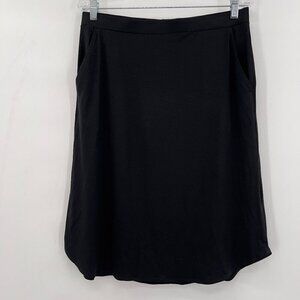 Eileen Fisher Women's Black Midi Skirt Size S/P